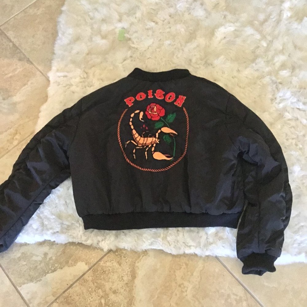 Dolls Kill  Poster girl collection scorpion embroidered jacket size 2x New